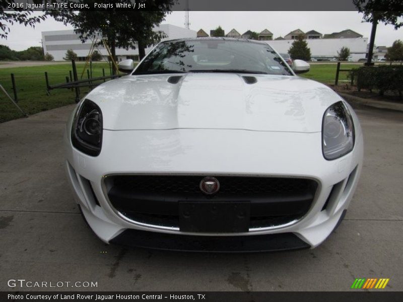 Polaris White / Jet 2016 Jaguar F-TYPE Coupe