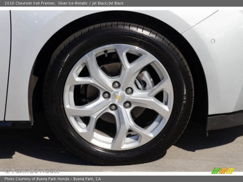 Silver Ice Metallic / Jet Black/Jet Black 2016 Chevrolet Volt Premier