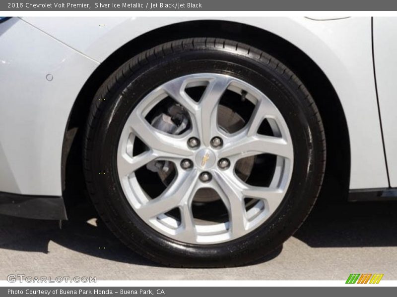 Silver Ice Metallic / Jet Black/Jet Black 2016 Chevrolet Volt Premier