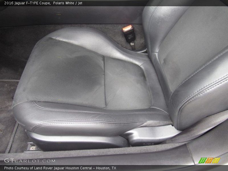 Polaris White / Jet 2016 Jaguar F-TYPE Coupe