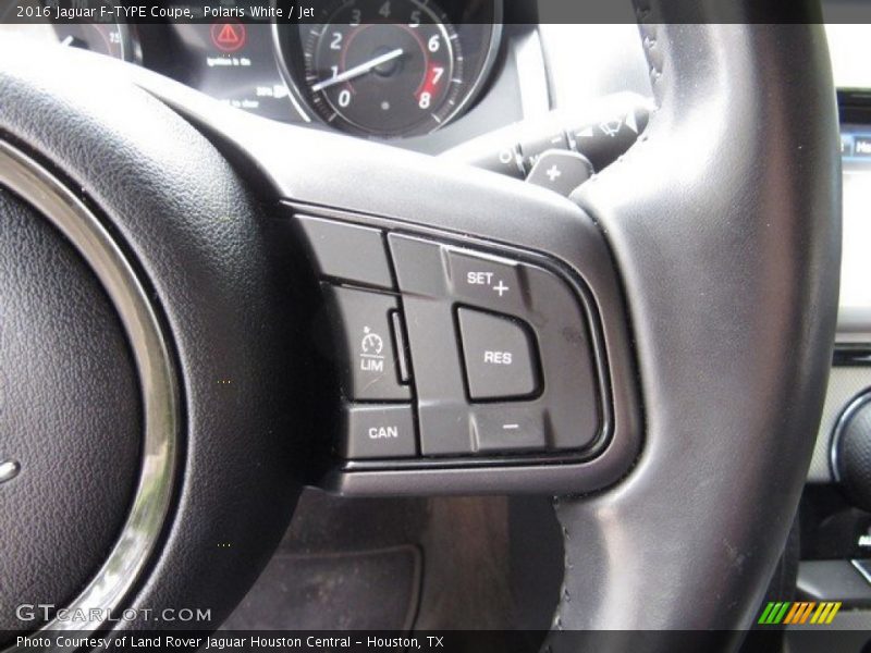 Polaris White / Jet 2016 Jaguar F-TYPE Coupe