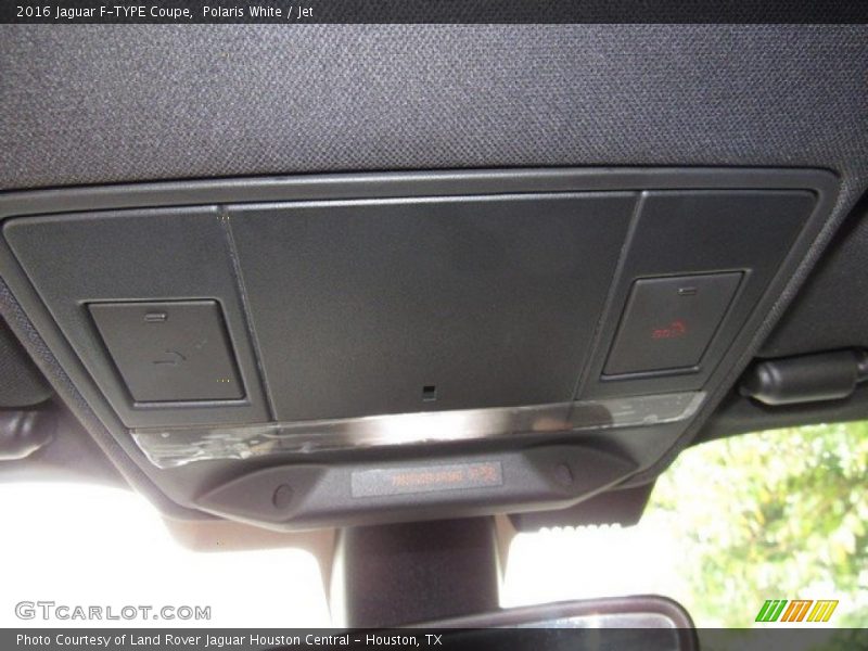 Polaris White / Jet 2016 Jaguar F-TYPE Coupe