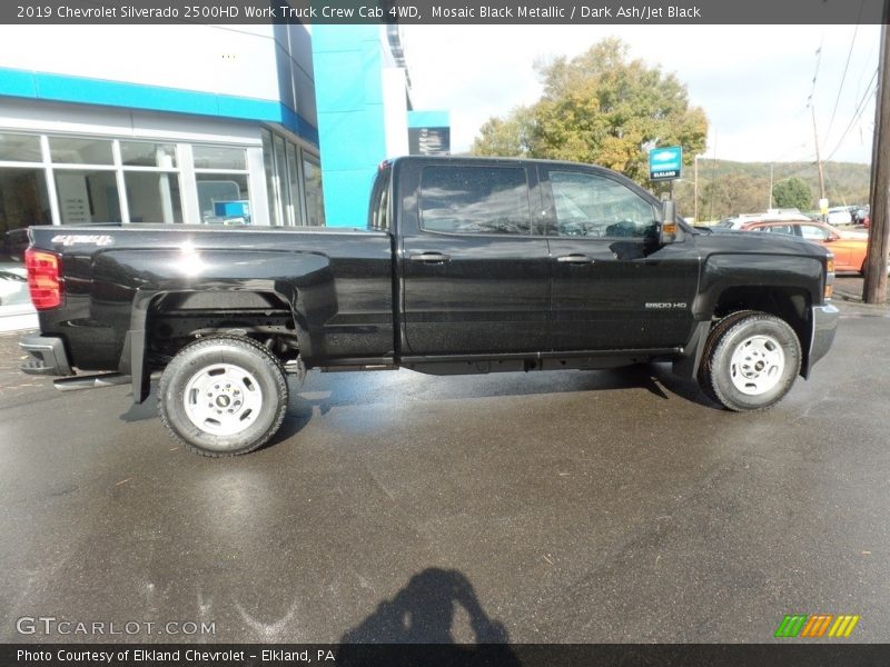 Mosaic Black Metallic / Dark Ash/Jet Black 2019 Chevrolet Silverado 2500HD Work Truck Crew Cab 4WD