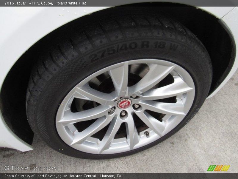 Polaris White / Jet 2016 Jaguar F-TYPE Coupe