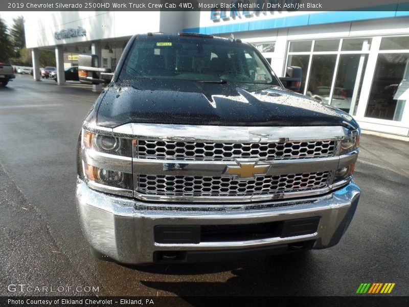 Mosaic Black Metallic / Dark Ash/Jet Black 2019 Chevrolet Silverado 2500HD Work Truck Crew Cab 4WD