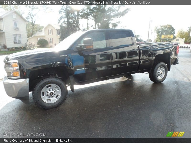 Mosaic Black Metallic / Dark Ash/Jet Black 2019 Chevrolet Silverado 2500HD Work Truck Crew Cab 4WD