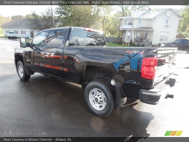 Mosaic Black Metallic / Dark Ash/Jet Black 2019 Chevrolet Silverado 2500HD Work Truck Crew Cab 4WD