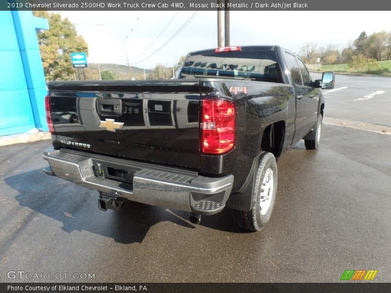Mosaic Black Metallic / Dark Ash/Jet Black 2019 Chevrolet Silverado 2500HD Work Truck Crew Cab 4WD