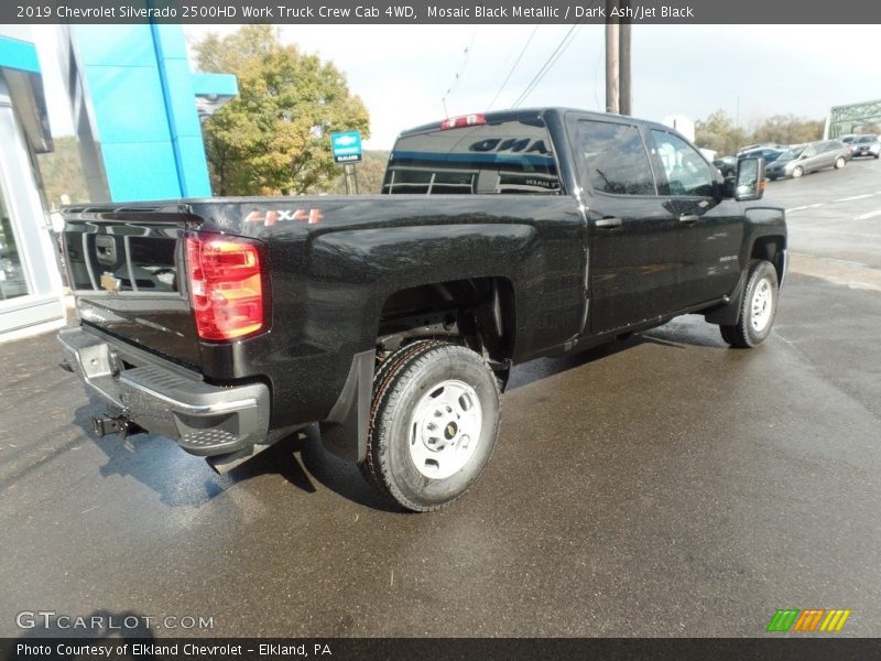 Mosaic Black Metallic / Dark Ash/Jet Black 2019 Chevrolet Silverado 2500HD Work Truck Crew Cab 4WD