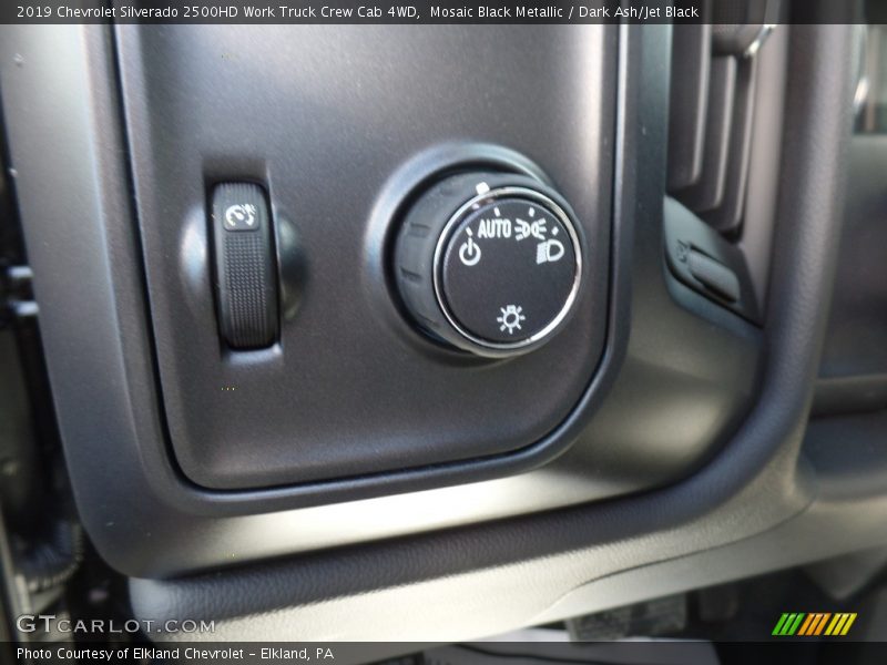Mosaic Black Metallic / Dark Ash/Jet Black 2019 Chevrolet Silverado 2500HD Work Truck Crew Cab 4WD