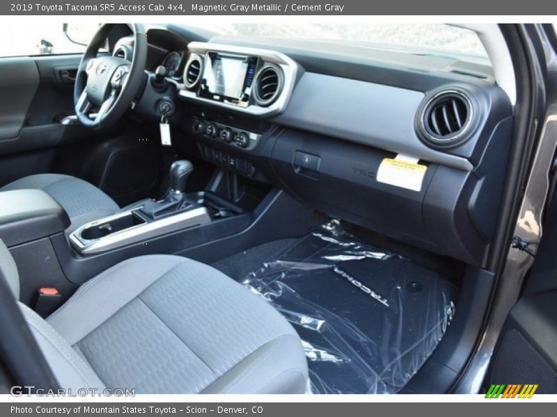 Front Seat of 2019 Tacoma SR5 Access Cab 4x4