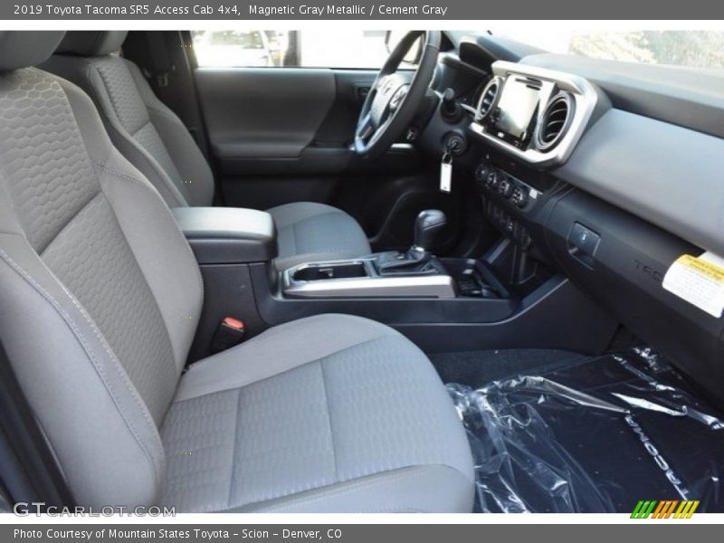 Front Seat of 2019 Tacoma SR5 Access Cab 4x4