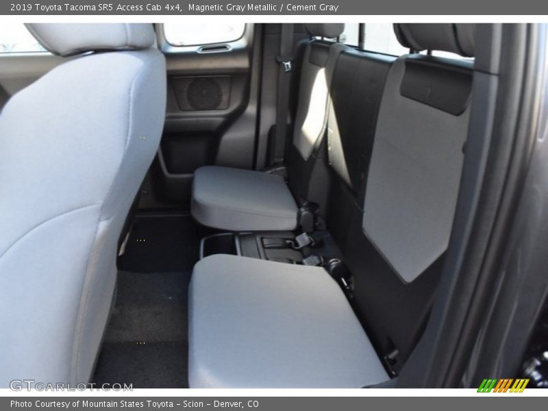 Rear Seat of 2019 Tacoma SR5 Access Cab 4x4