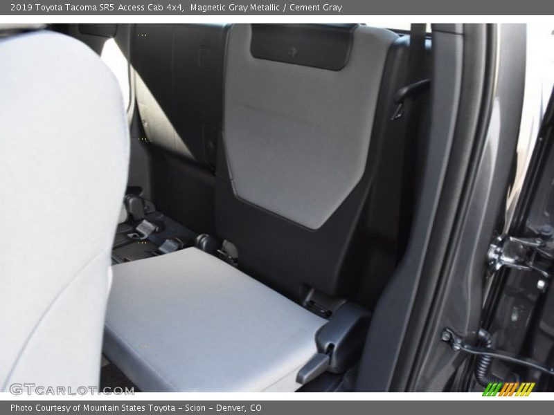 Rear Seat of 2019 Tacoma SR5 Access Cab 4x4