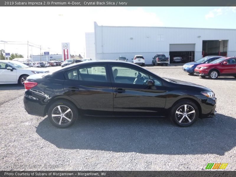 Crystal Black Silica / Ivory 2019 Subaru Impreza 2.0i Premium 4-Door