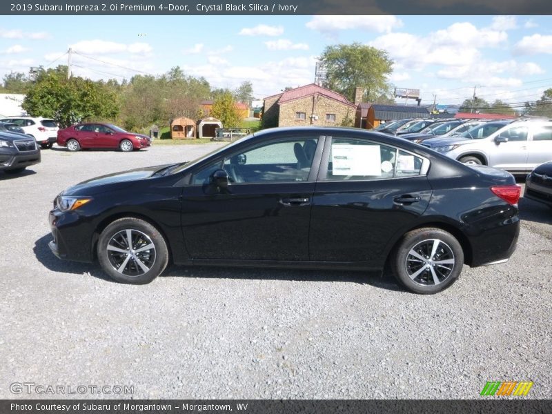 Crystal Black Silica / Ivory 2019 Subaru Impreza 2.0i Premium 4-Door