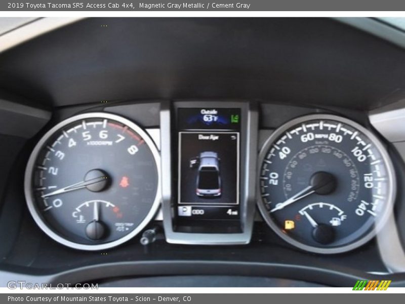 Magnetic Gray Metallic / Cement Gray 2019 Toyota Tacoma SR5 Access Cab 4x4