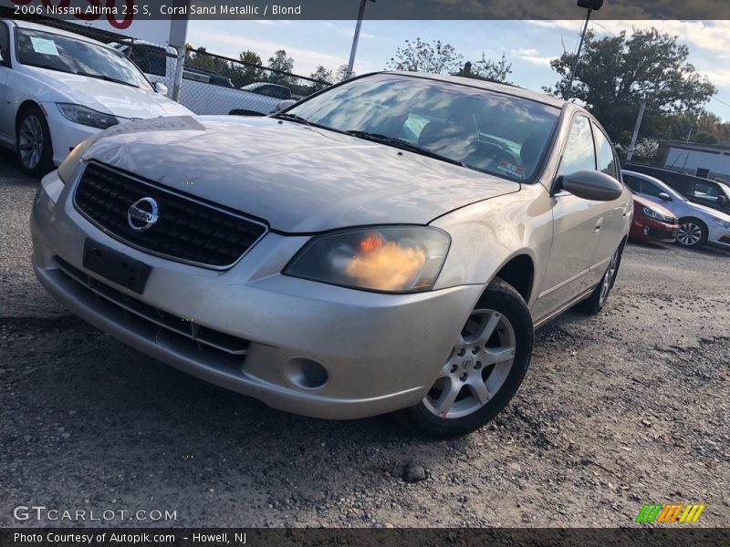 Coral Sand Metallic / Blond 2006 Nissan Altima 2.5 S