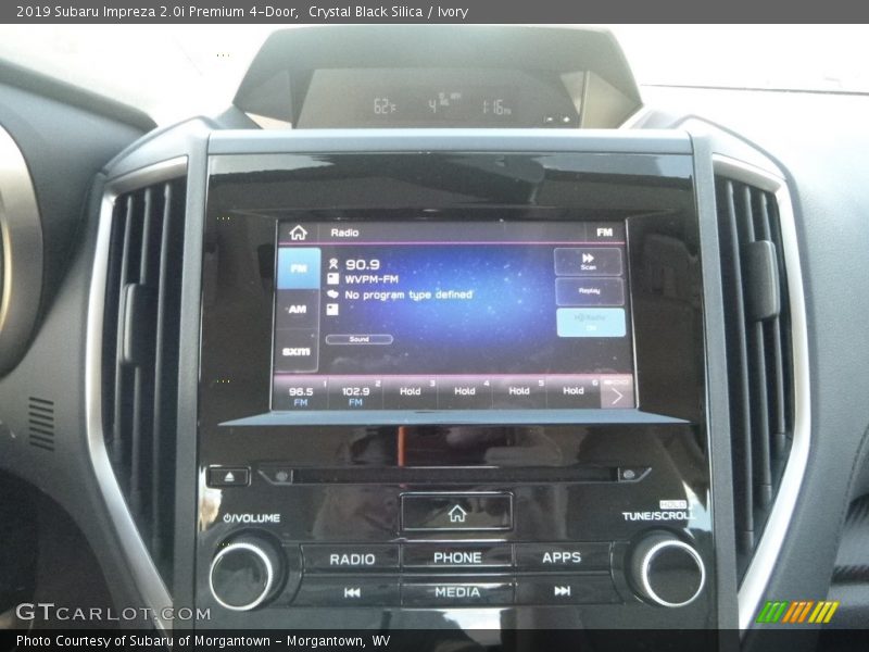 Crystal Black Silica / Ivory 2019 Subaru Impreza 2.0i Premium 4-Door