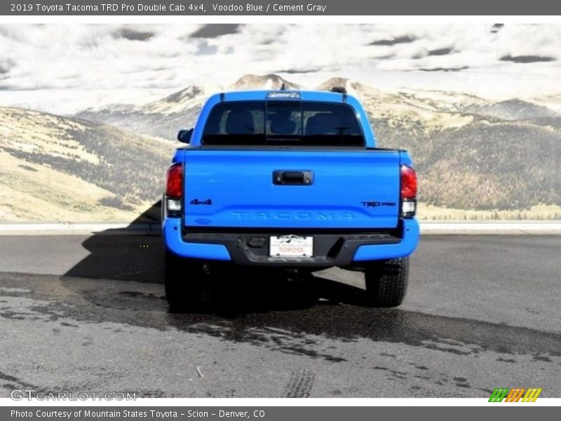 Voodoo Blue / Cement Gray 2019 Toyota Tacoma TRD Pro Double Cab 4x4
