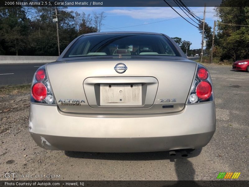 Coral Sand Metallic / Blond 2006 Nissan Altima 2.5 S