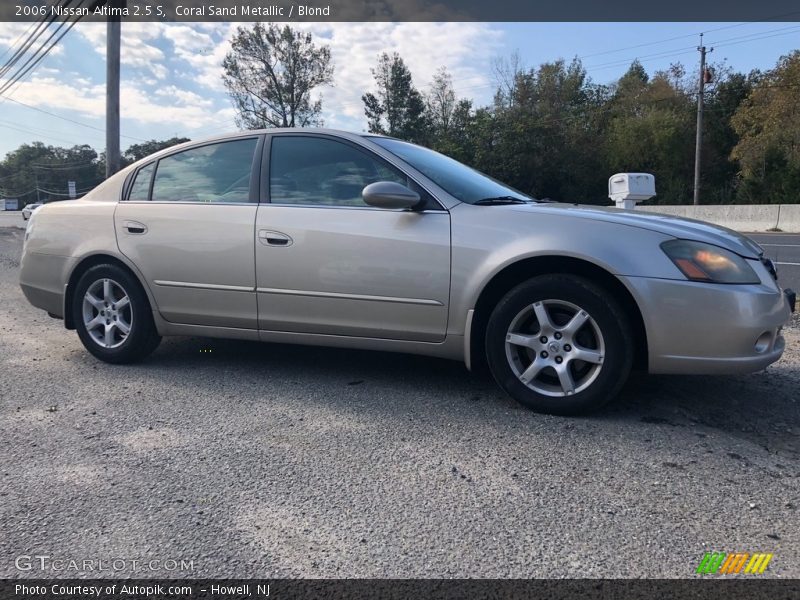 Coral Sand Metallic / Blond 2006 Nissan Altima 2.5 S
