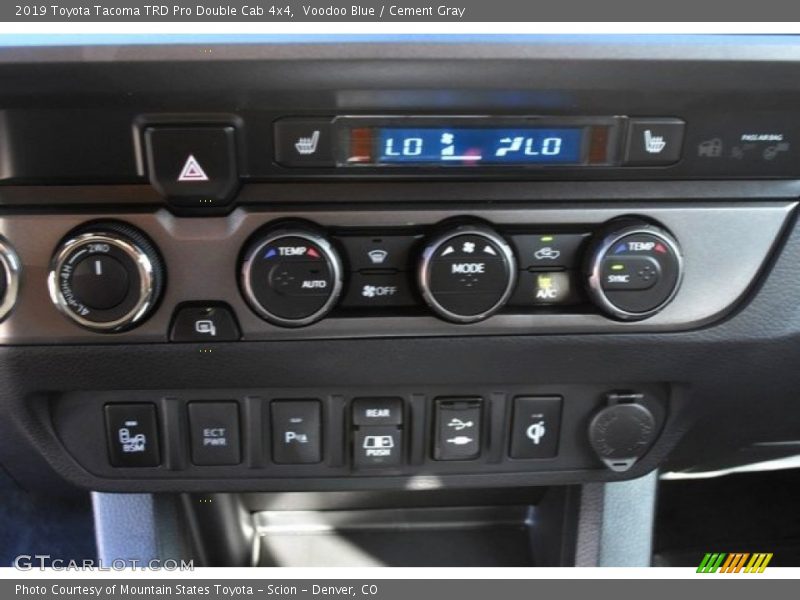 Controls of 2019 Tacoma TRD Pro Double Cab 4x4