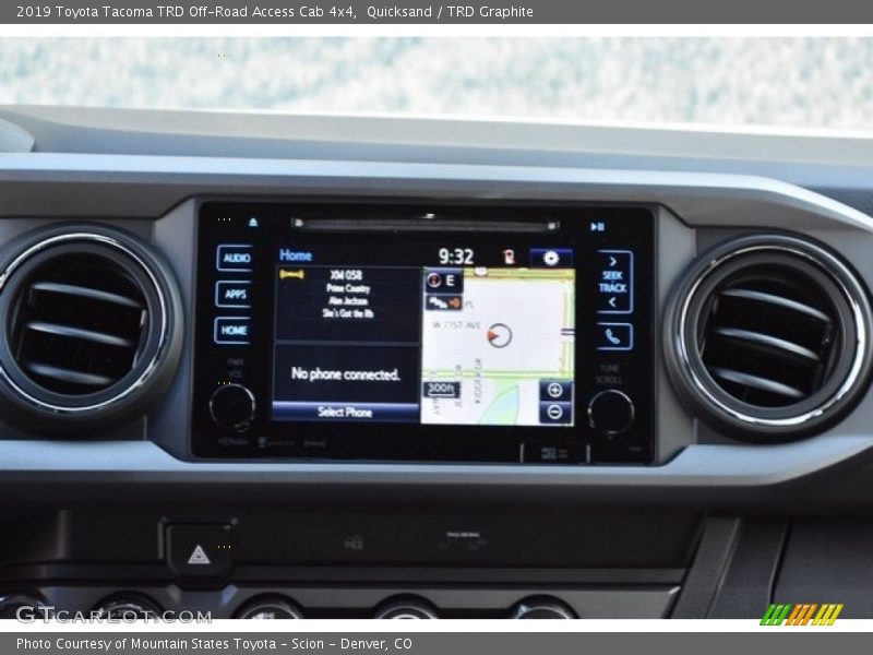 Navigation of 2019 Tacoma TRD Off-Road Access Cab 4x4