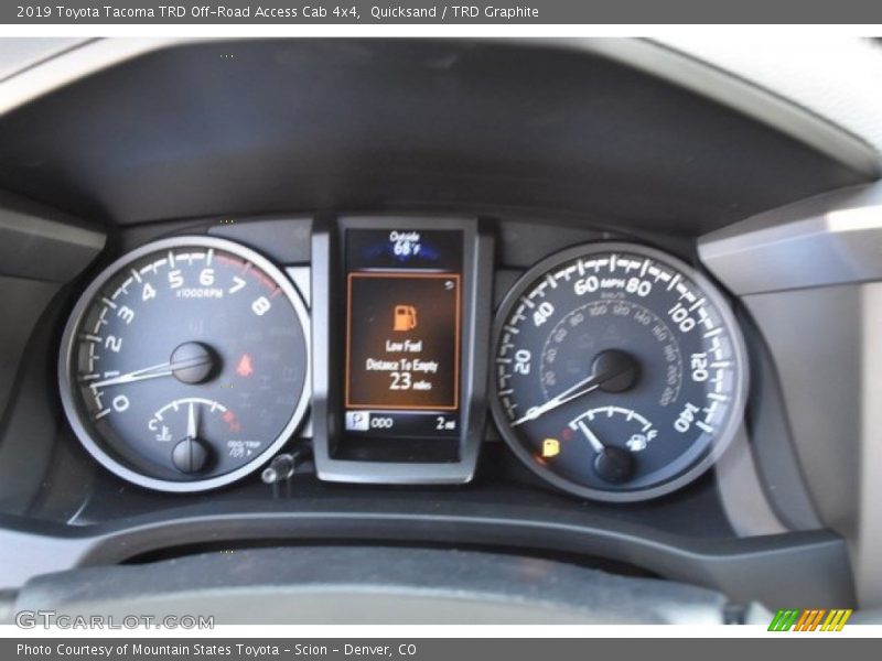  2019 Tacoma TRD Off-Road Access Cab 4x4 TRD Off-Road Access Cab 4x4 Gauges