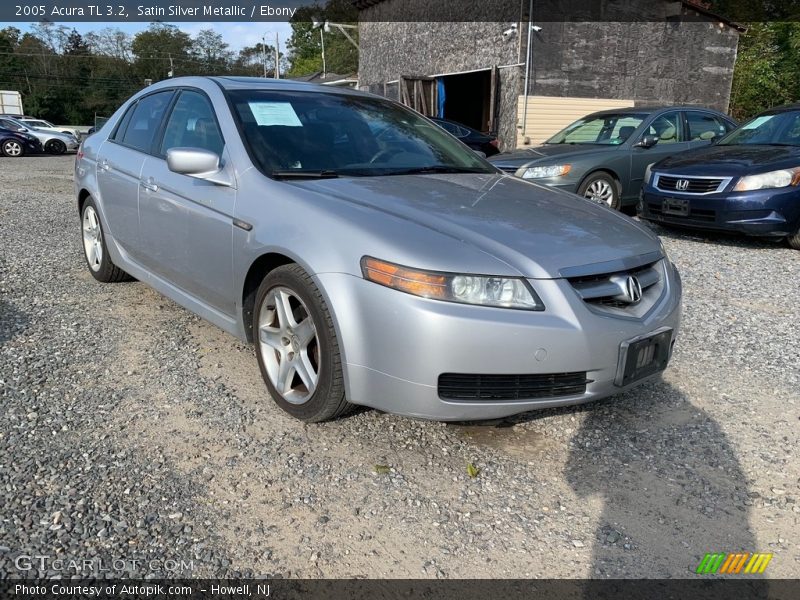 Satin Silver Metallic / Ebony 2005 Acura TL 3.2