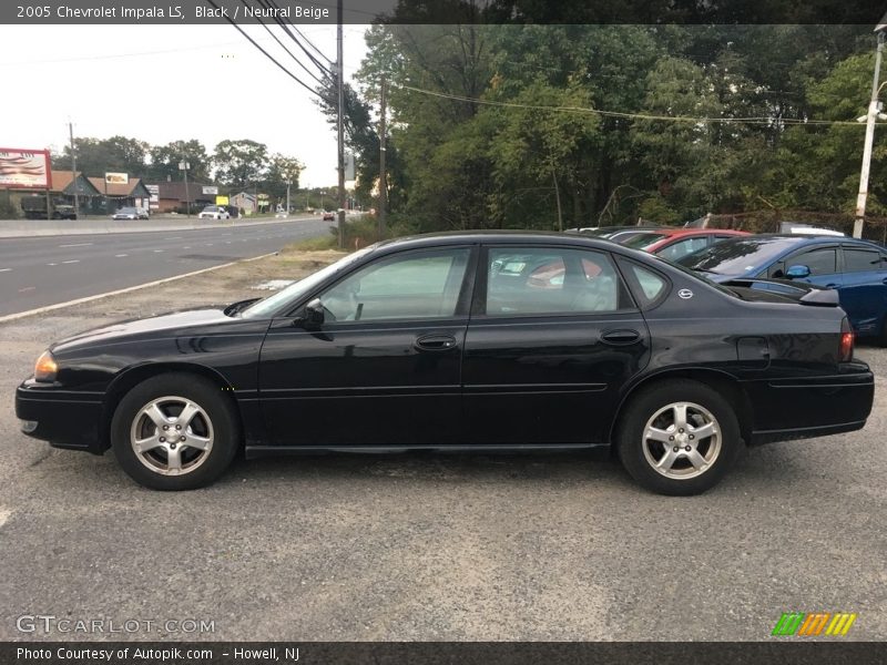 Black / Neutral Beige 2005 Chevrolet Impala LS