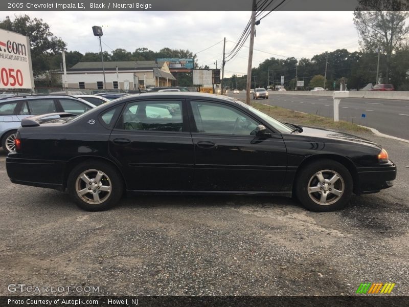 Black / Neutral Beige 2005 Chevrolet Impala LS