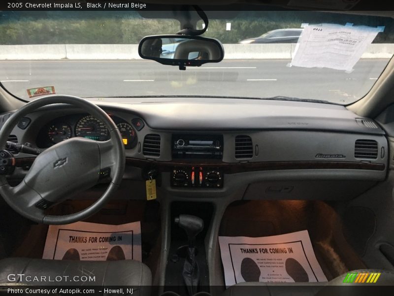 Black / Neutral Beige 2005 Chevrolet Impala LS