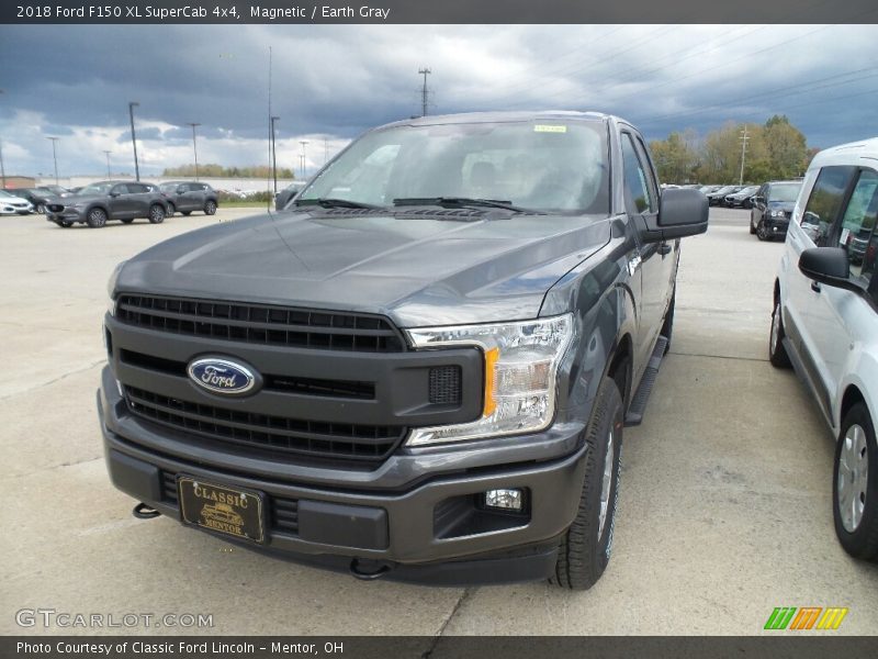 Magnetic / Earth Gray 2018 Ford F150 XL SuperCab 4x4