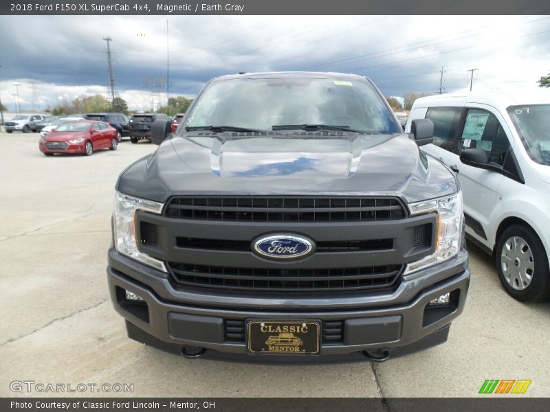 Magnetic / Earth Gray 2018 Ford F150 XL SuperCab 4x4