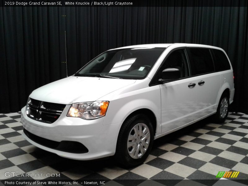 White Knuckle / Black/Light Graystone 2019 Dodge Grand Caravan SE