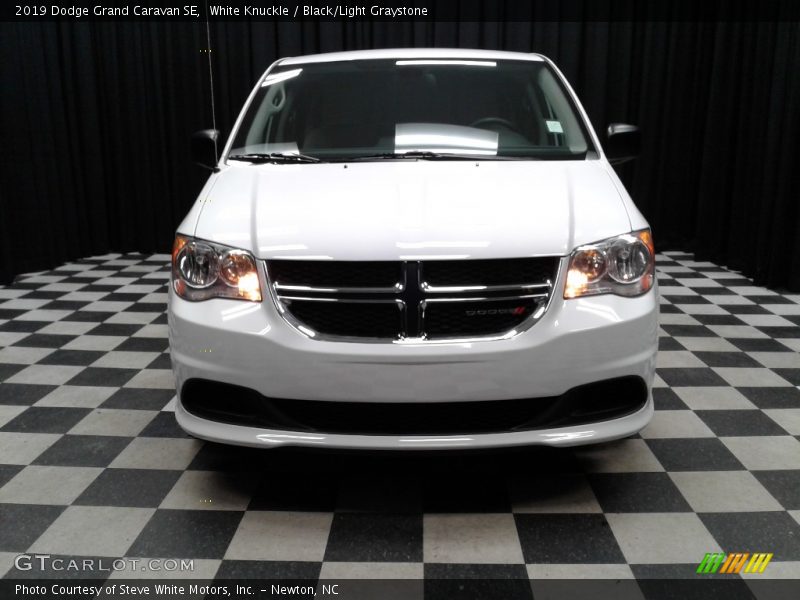 White Knuckle / Black/Light Graystone 2019 Dodge Grand Caravan SE