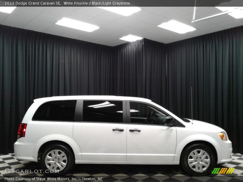 White Knuckle / Black/Light Graystone 2019 Dodge Grand Caravan SE