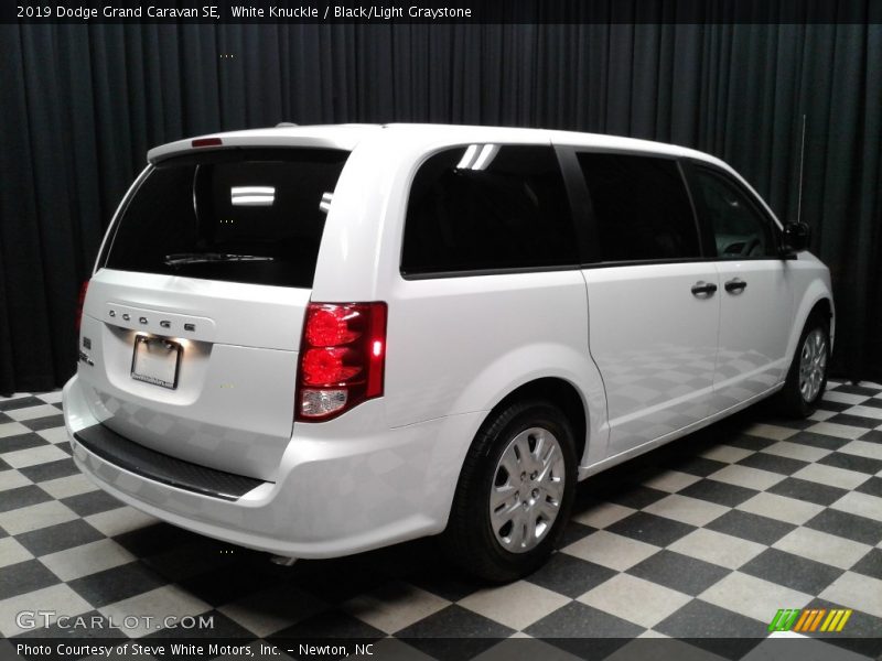 White Knuckle / Black/Light Graystone 2019 Dodge Grand Caravan SE