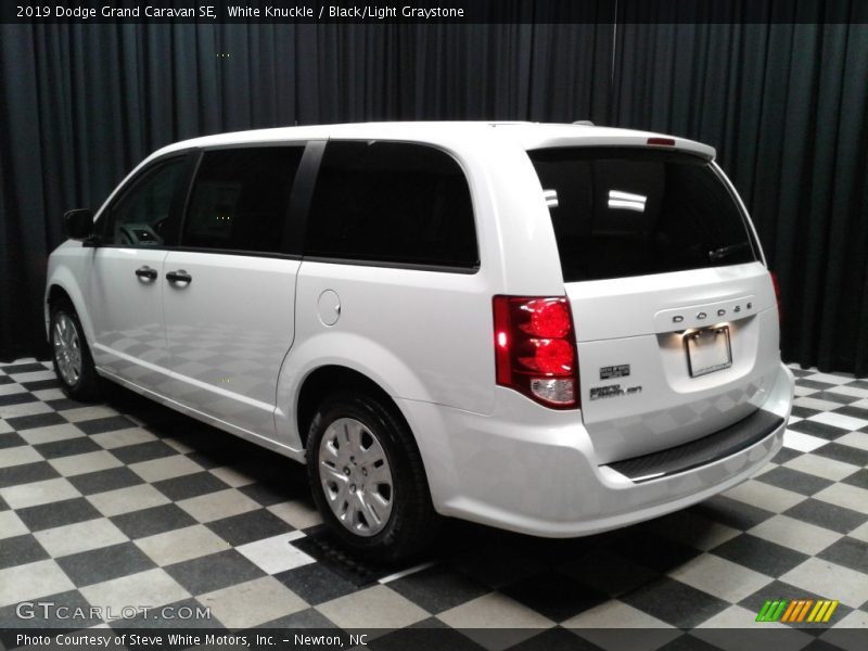 White Knuckle / Black/Light Graystone 2019 Dodge Grand Caravan SE
