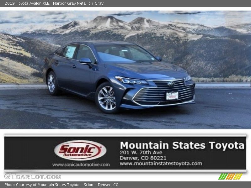 Harbor Gray Metallic / Gray 2019 Toyota Avalon XLE