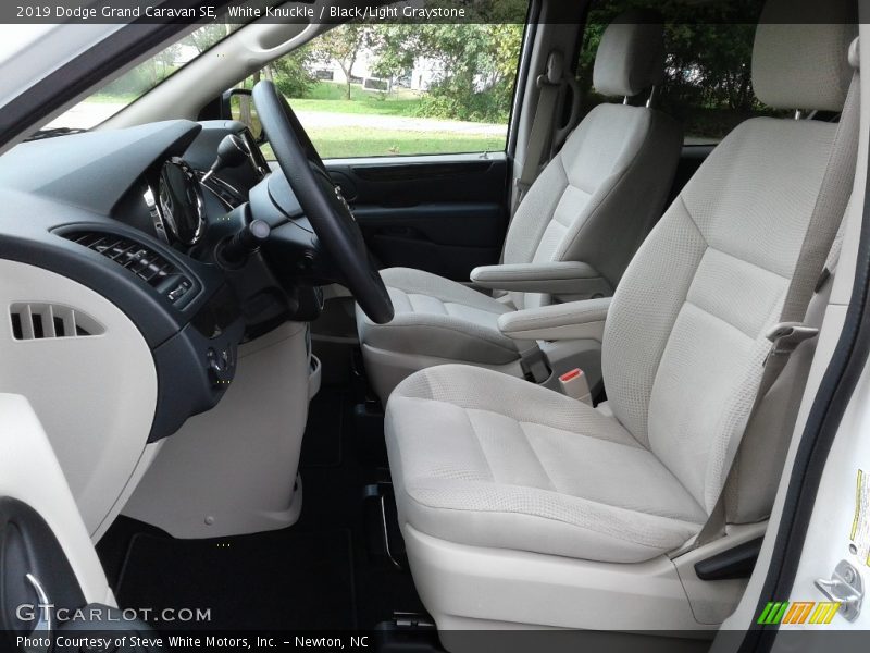 White Knuckle / Black/Light Graystone 2019 Dodge Grand Caravan SE