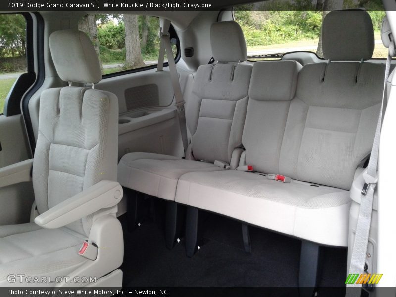 White Knuckle / Black/Light Graystone 2019 Dodge Grand Caravan SE