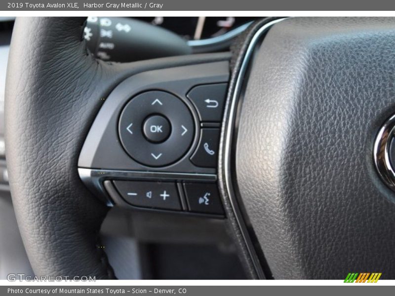 Harbor Gray Metallic / Gray 2019 Toyota Avalon XLE