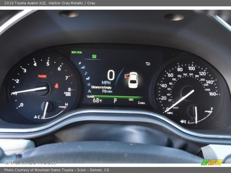 Harbor Gray Metallic / Gray 2019 Toyota Avalon XLE