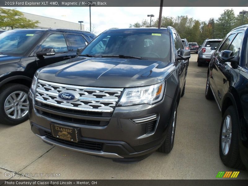 Magnetic / Medium Black 2019 Ford Explorer XLT 4WD