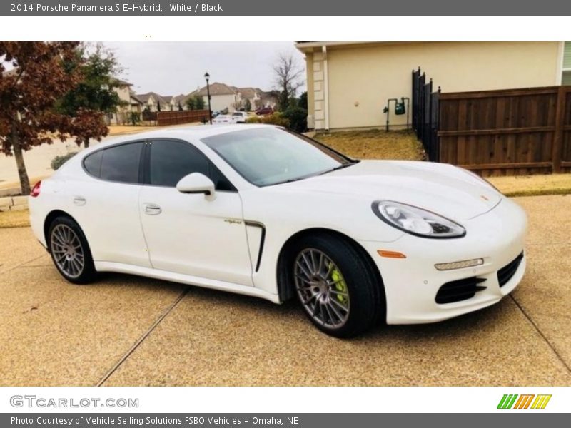White / Black 2014 Porsche Panamera S E-Hybrid
