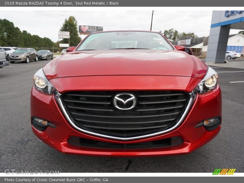 Soul Red Metallic / Black 2018 Mazda MAZDA3 Touring 4 Door