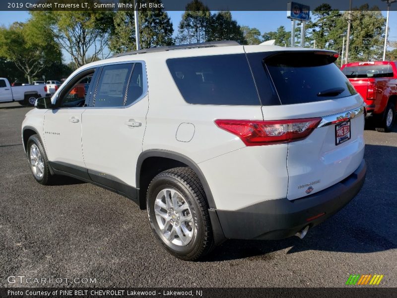 Summit White / Jet Black 2019 Chevrolet Traverse LT