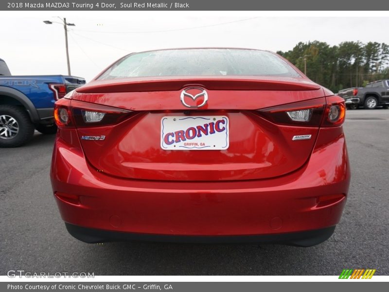 Soul Red Metallic / Black 2018 Mazda MAZDA3 Touring 4 Door